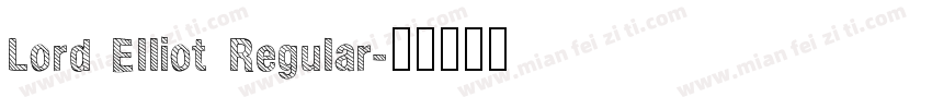Lord Elliot Regular字体转换